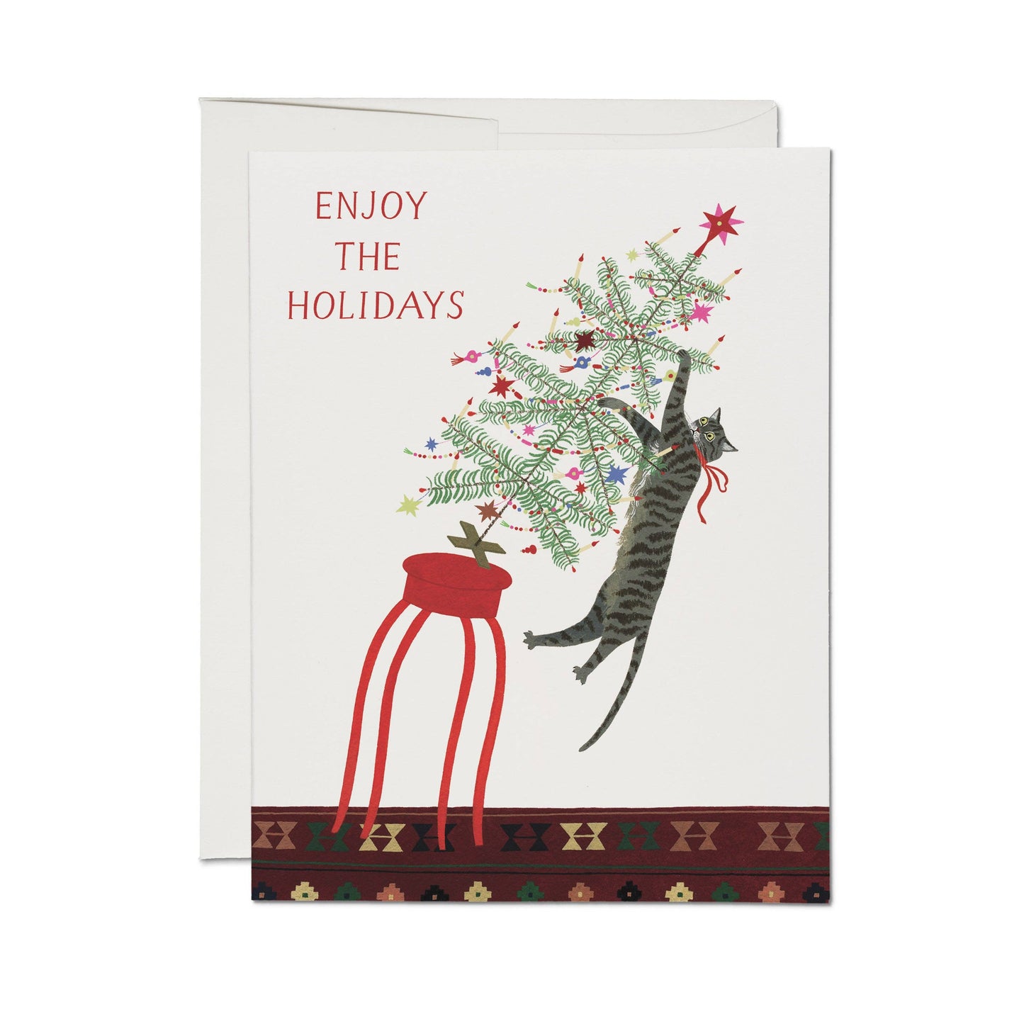 All Is Calm Festive Greeting Card