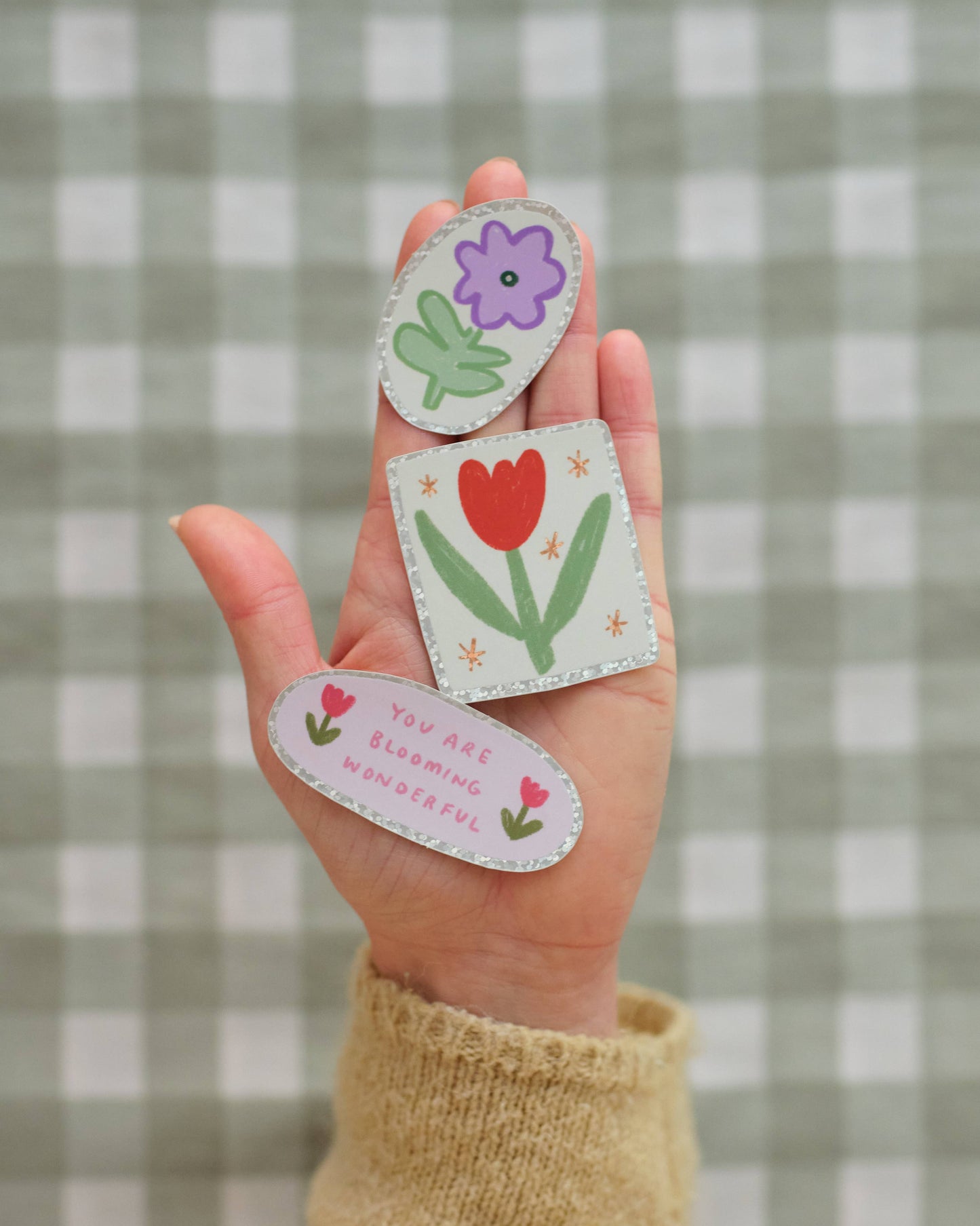 Tulip Holographic Vinyl Sticker