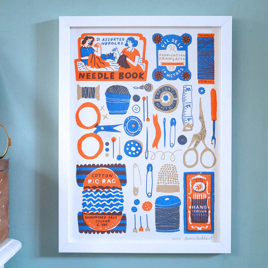 A3 Sewing Collection Riso Print