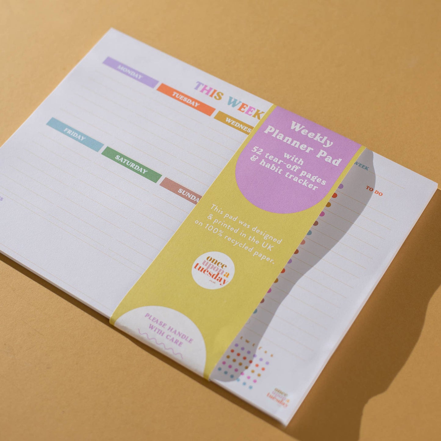 A4 Weekly Planner Pad with Habit Tracker | You Got This