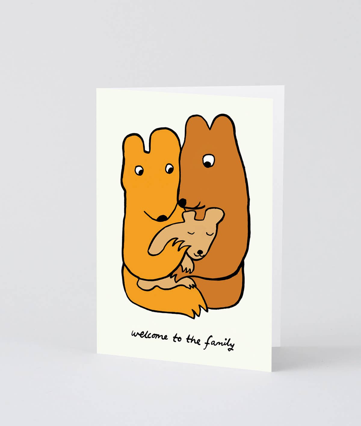 Welcome To The Family Greetings Card