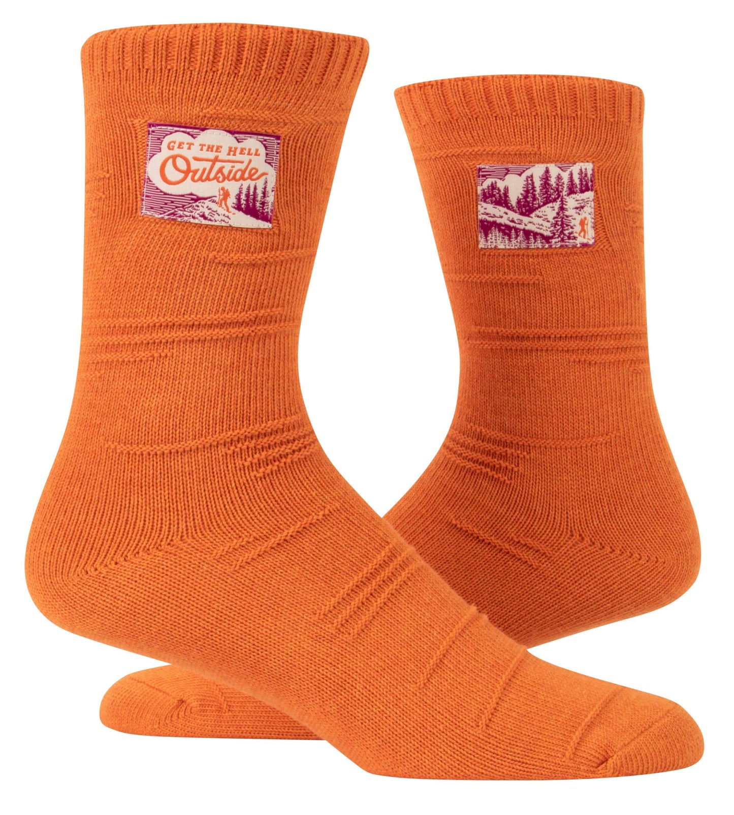 Get The Hell Outside Tag Socks L/XL - NEW!