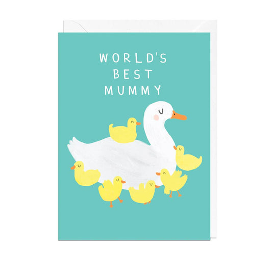 World's Best Mummy Ducklings Card