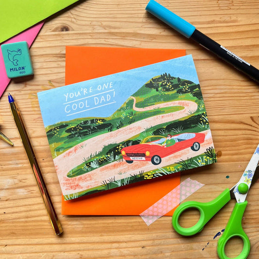 You're One Cool Dad Father's Day Greeting Card