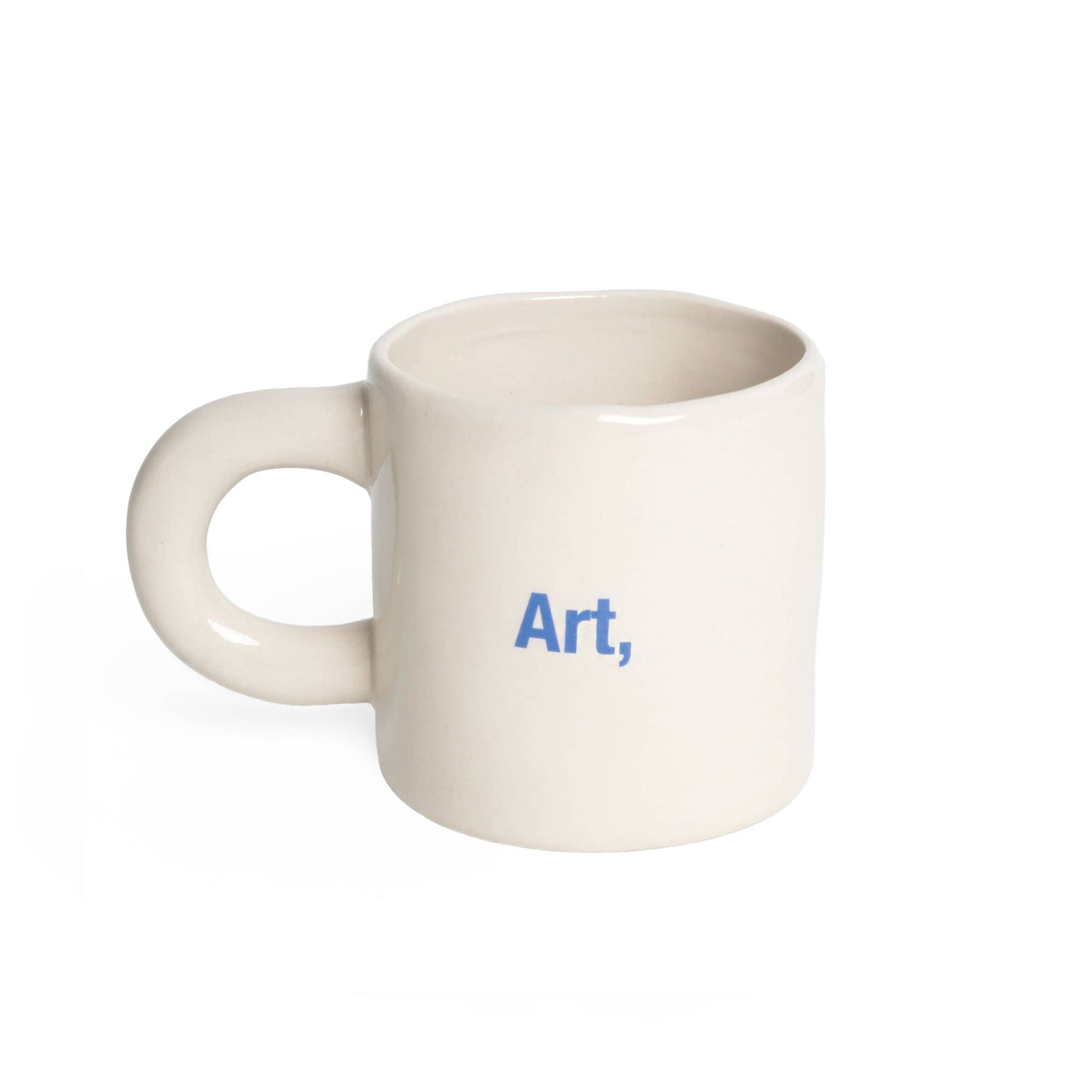 Blue Books & Coffee Art Design Mug