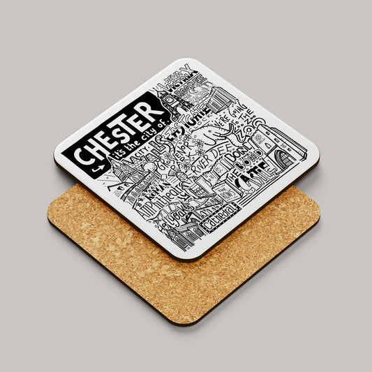 Chester Landmarks Square Coaster