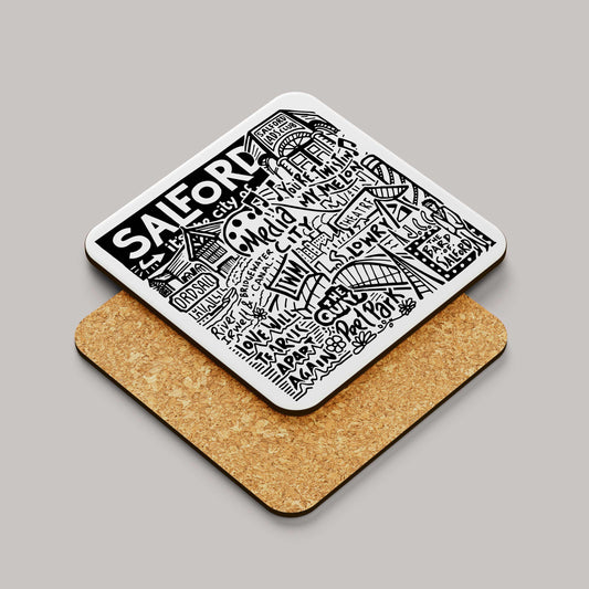 Salford Landmarks Square Coaster