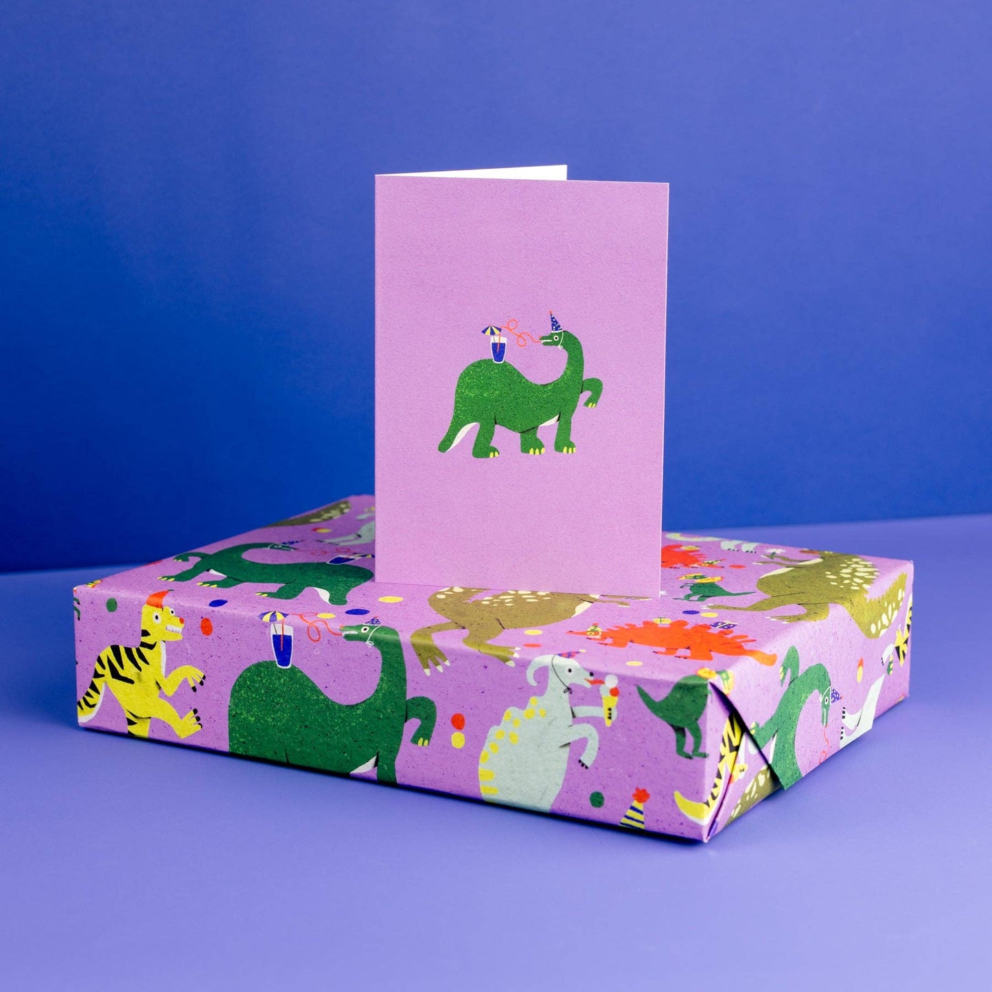 Dino Party Greetings Card