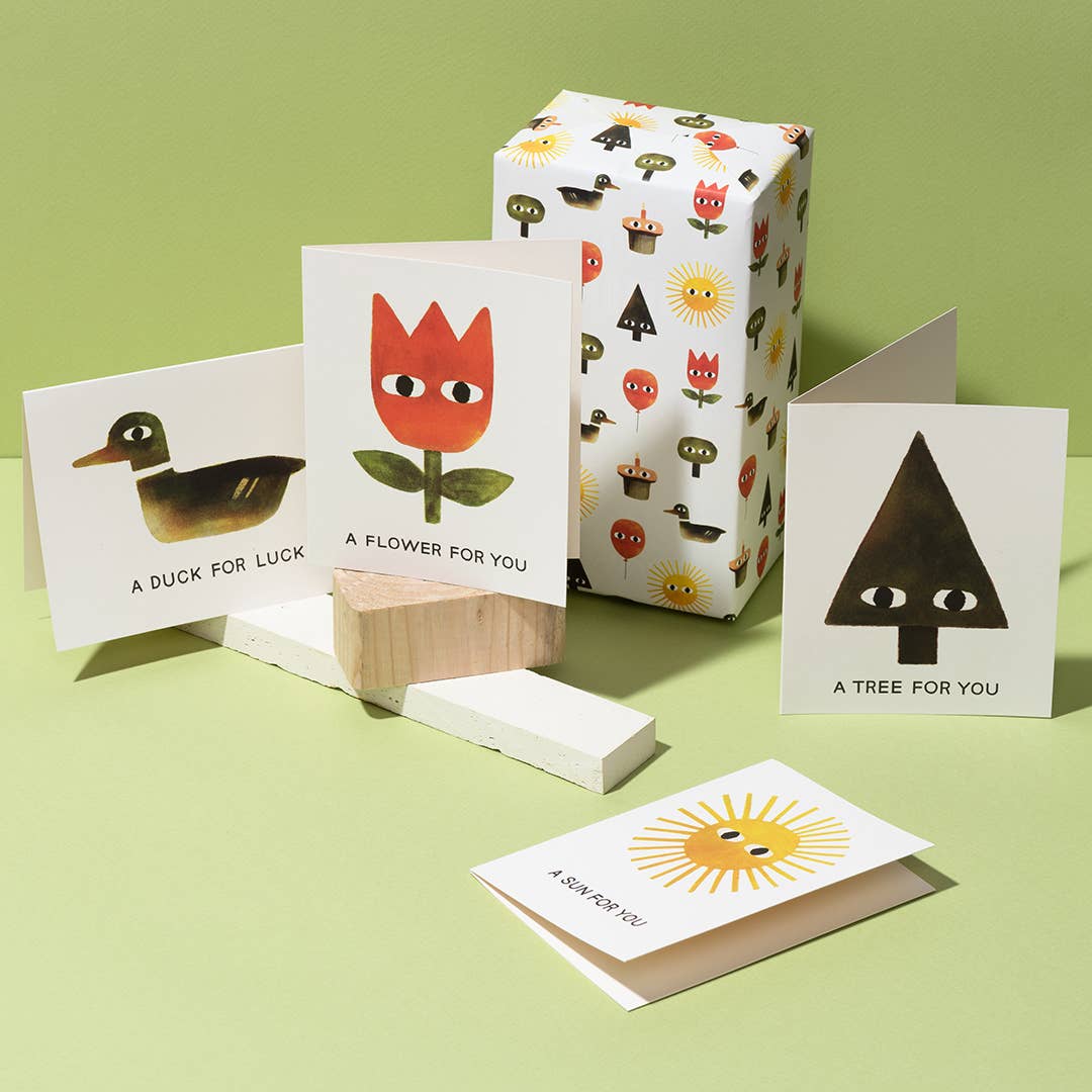 A Duck For Luck / friendship / greeting card