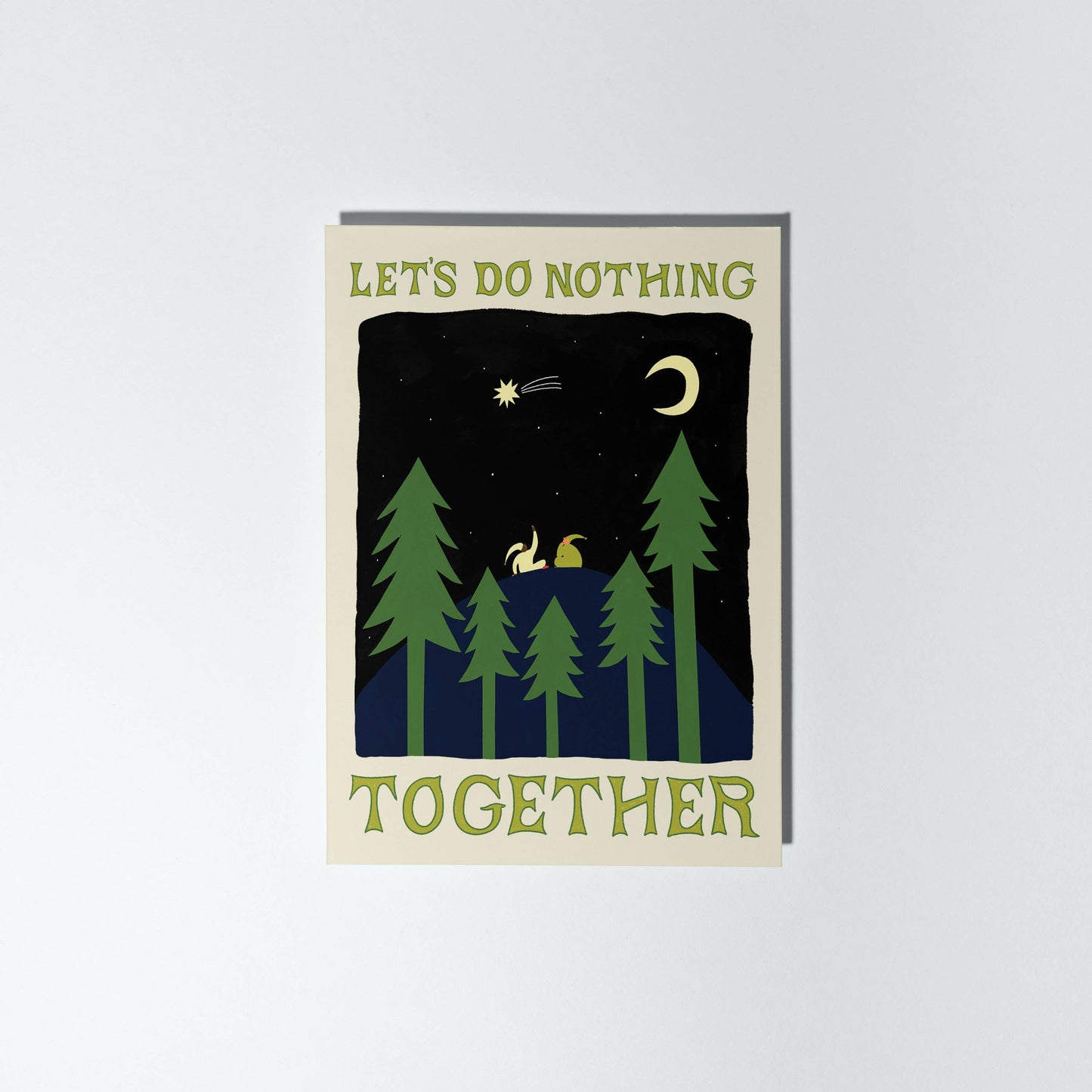Let's Do Nothing Together Card | Love Card | Valentine's Day