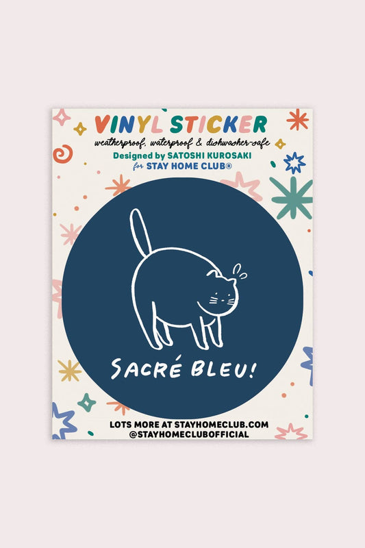 Sacré Bleu Sticker | Waterproof Vinyl Sticker