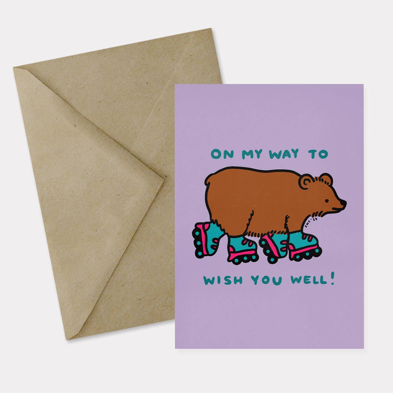 Wish You Well (Bear) Card