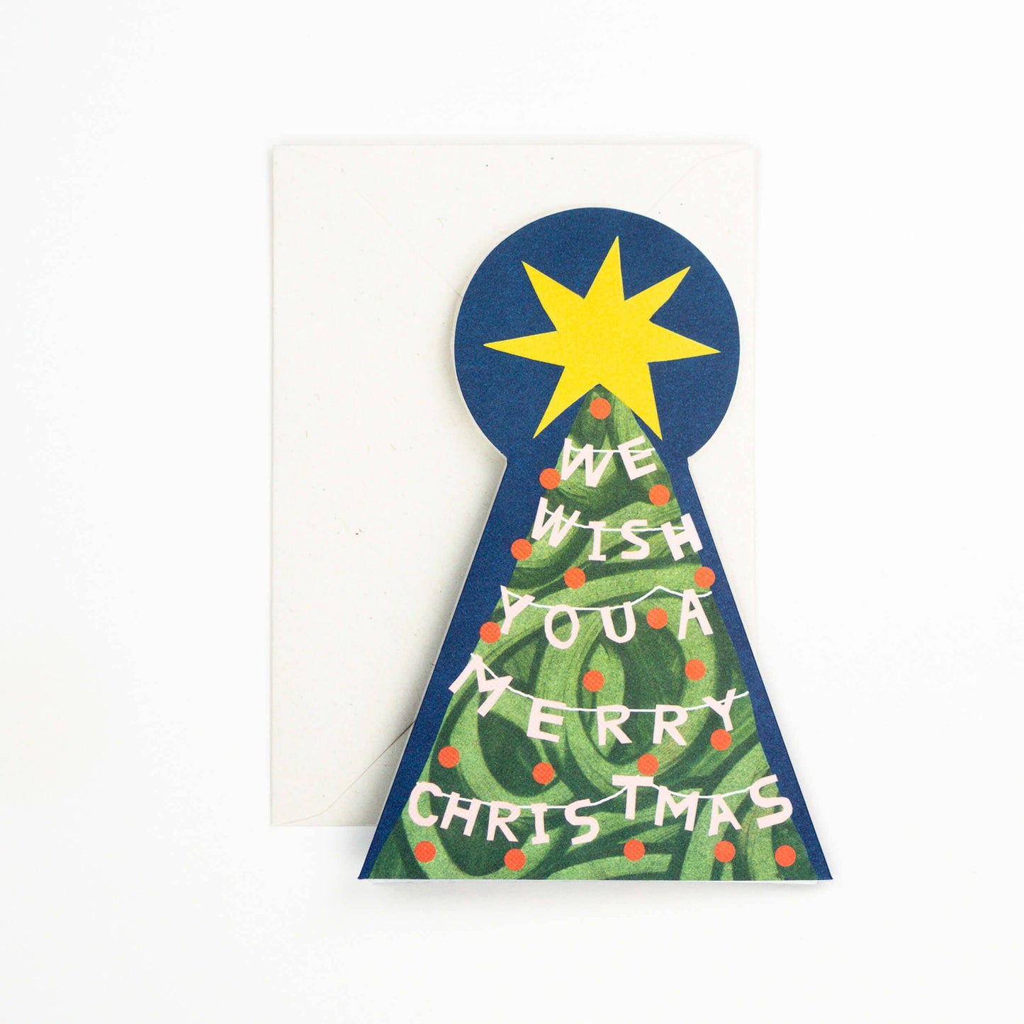 Merry Christmas Tree Fold-Out Card