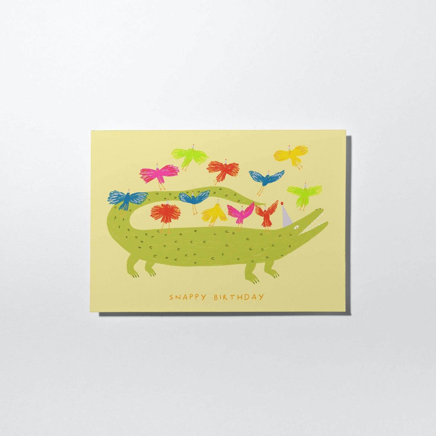 Crocodile Snappy Birthday Card | Animal Kids Birthday Card