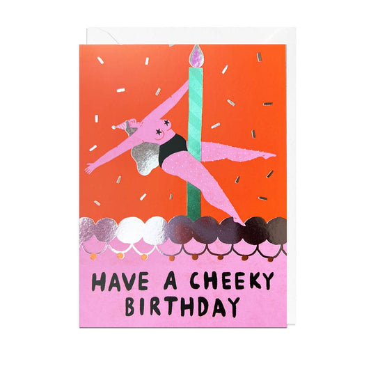 CHEEKY BIRTHDAY FOIL Card