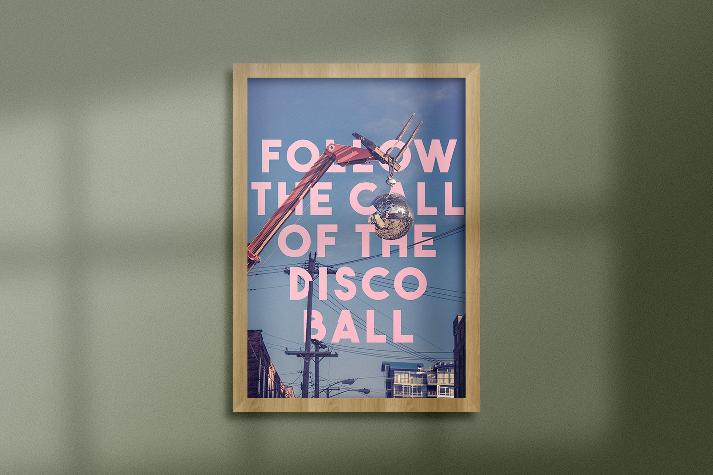 Follow The Call Of The Disco Ball Art Print