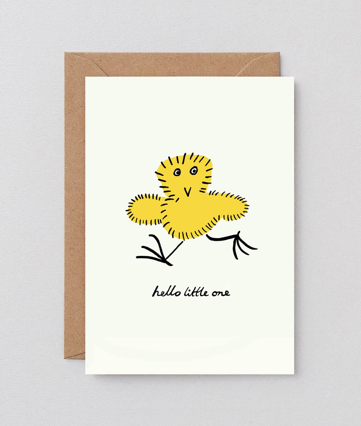 Welcome Little One Chick Greetings Card