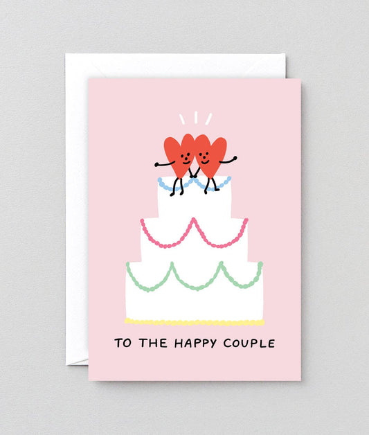 'To The Happy Couple' Greetings Card
