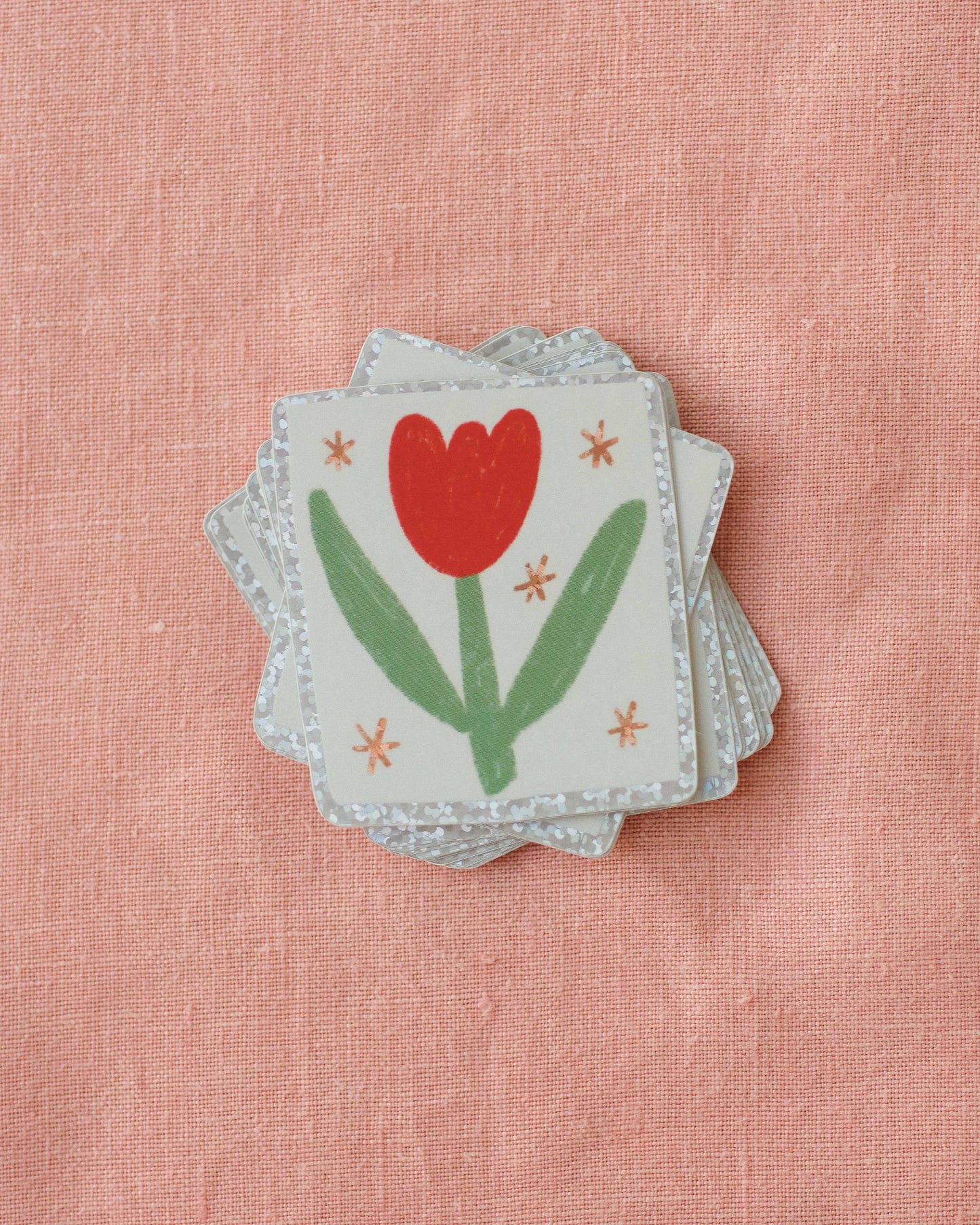 Tulip Holographic Vinyl Sticker