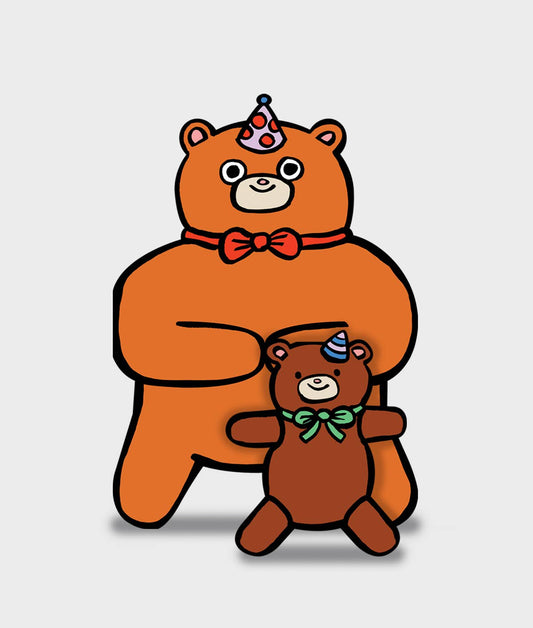 Bear With Mini Greeting Card