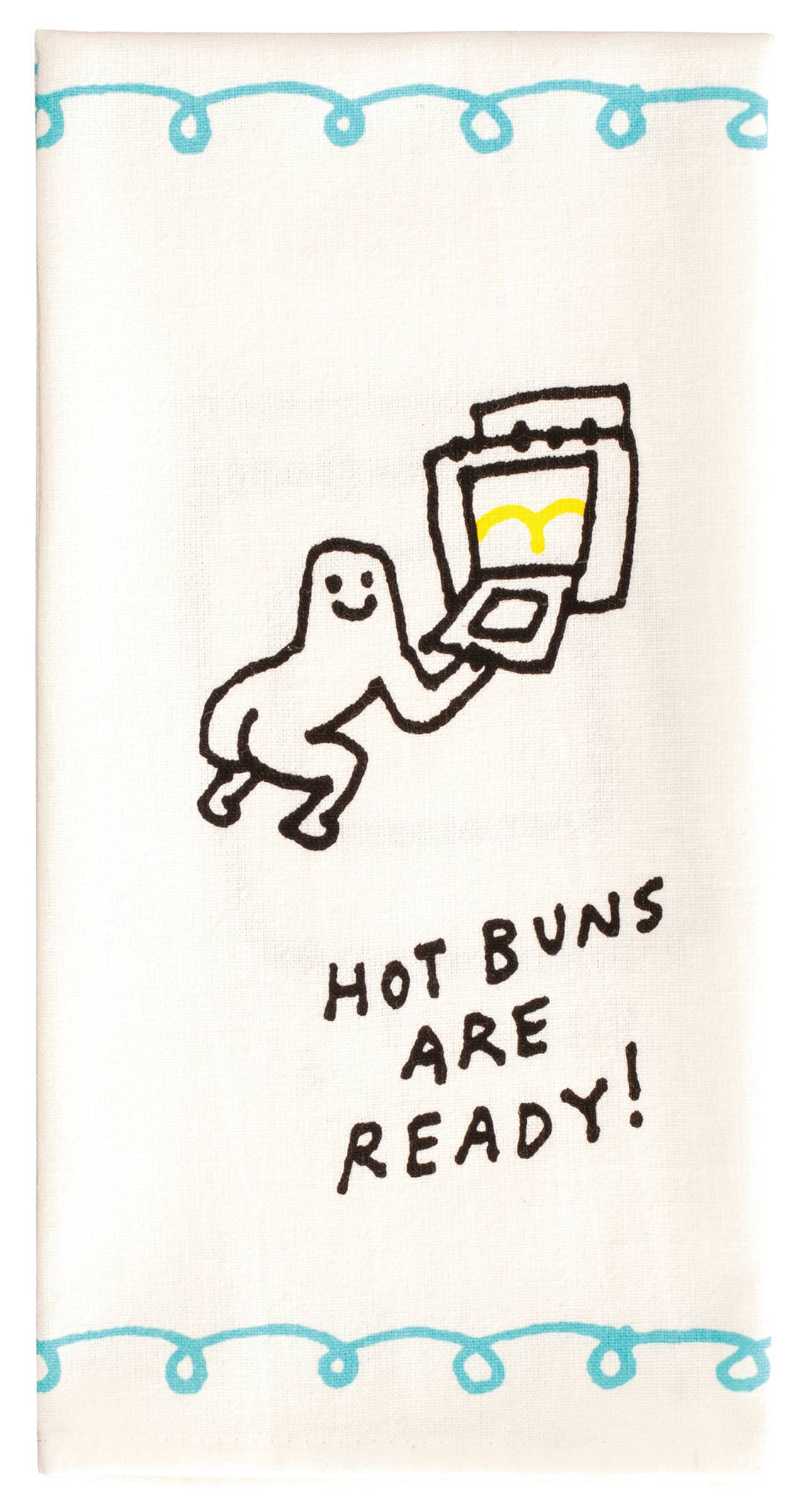 Hot Buns Are Ready Dish Towel