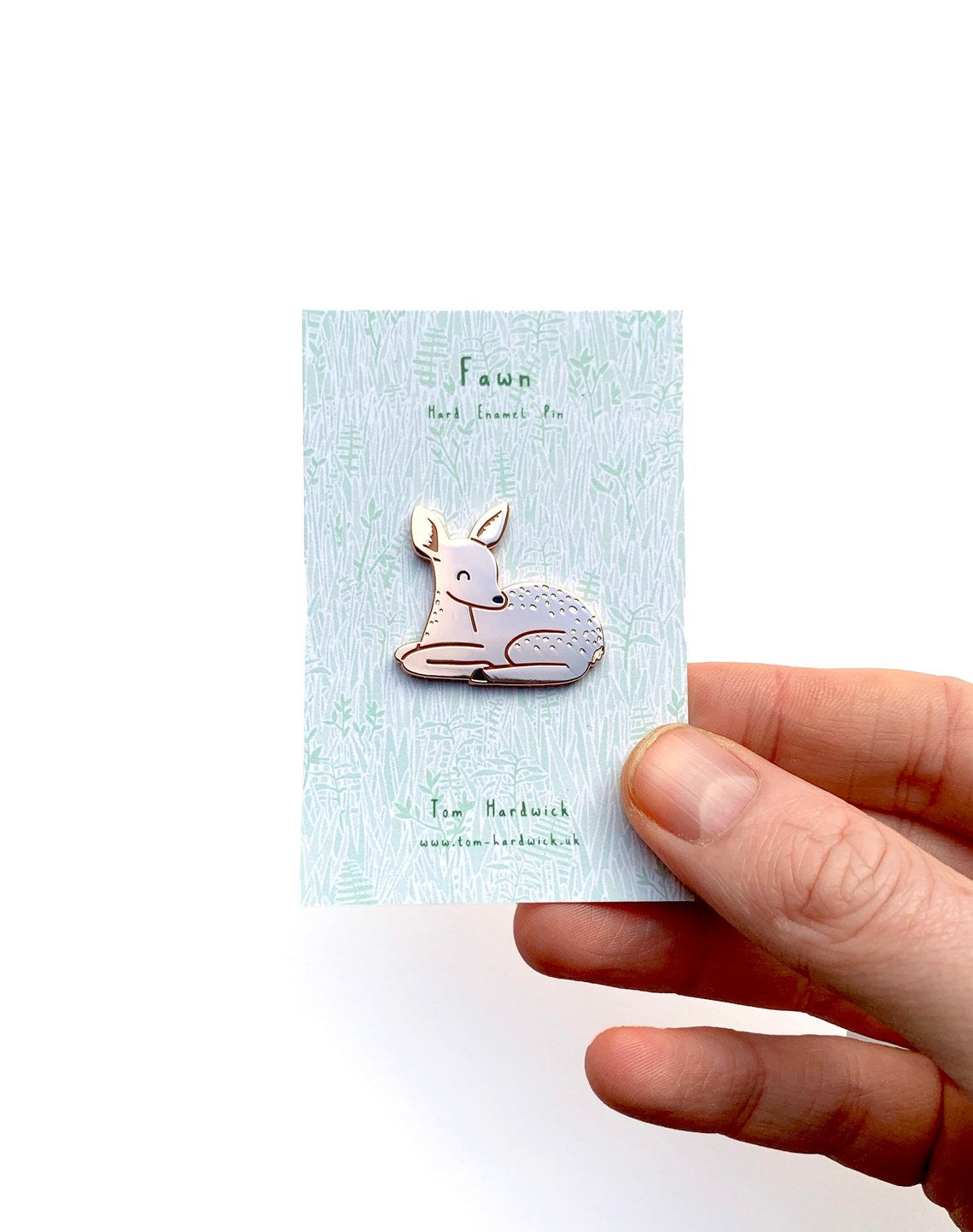 Fawn Enamel Pin by Tom Hardwick