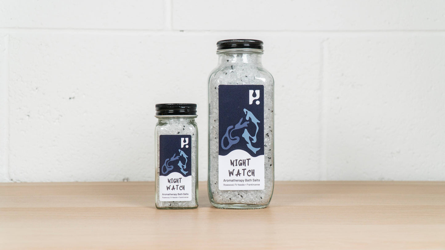 Night Watch Bath Salts glass 500g