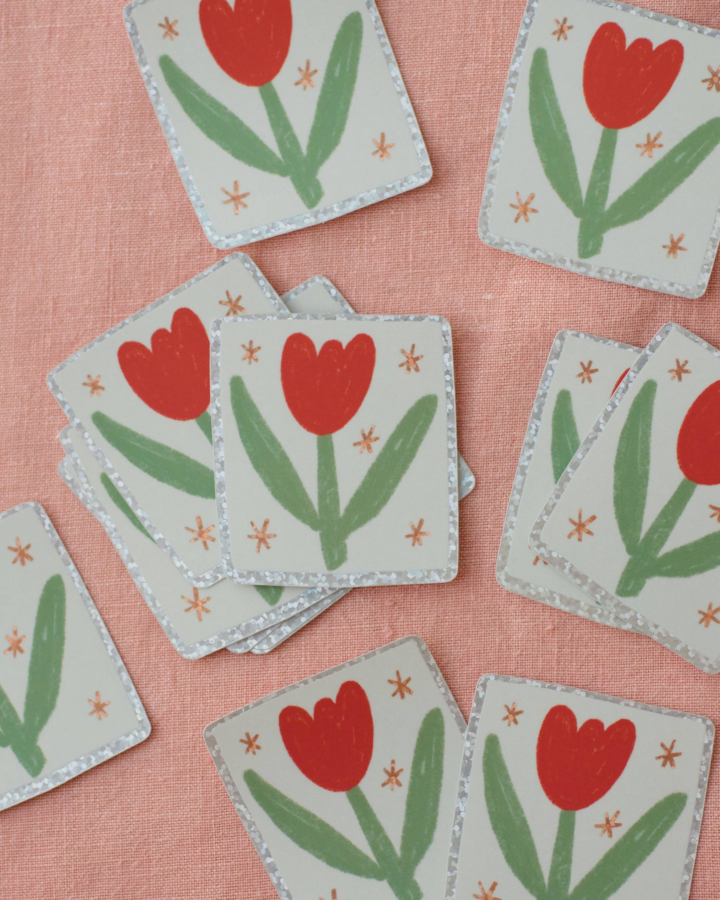 Tulip Holographic Vinyl Sticker