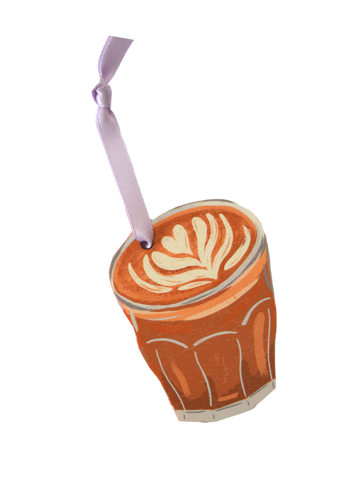 Flat white Coffee Decoration