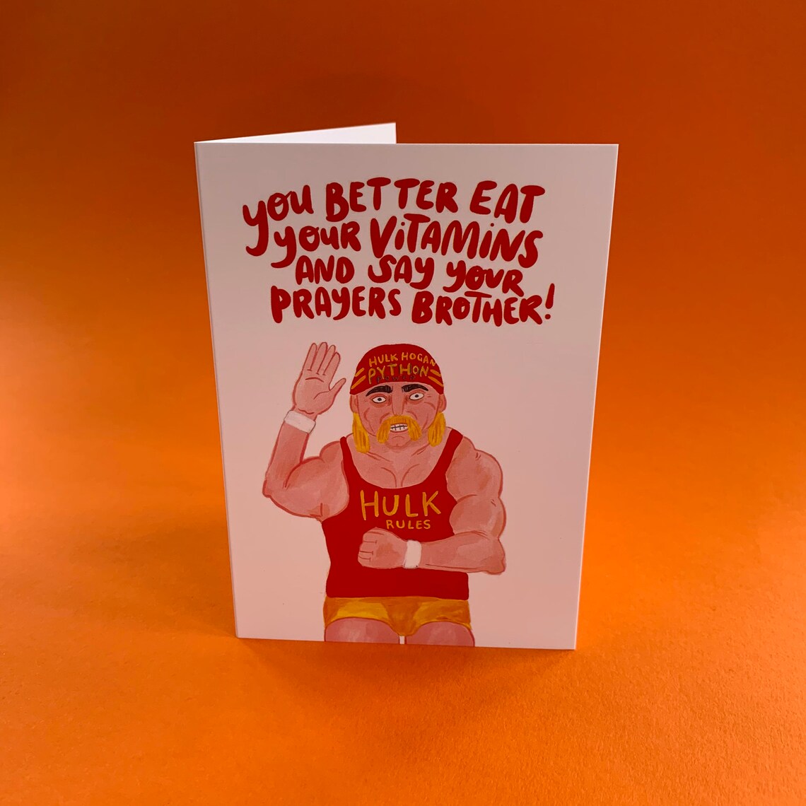 Hulk Hogan Greeting Card