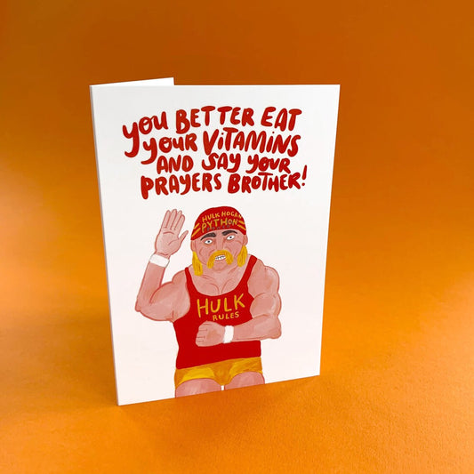 Hulk Hogan Greeting Card