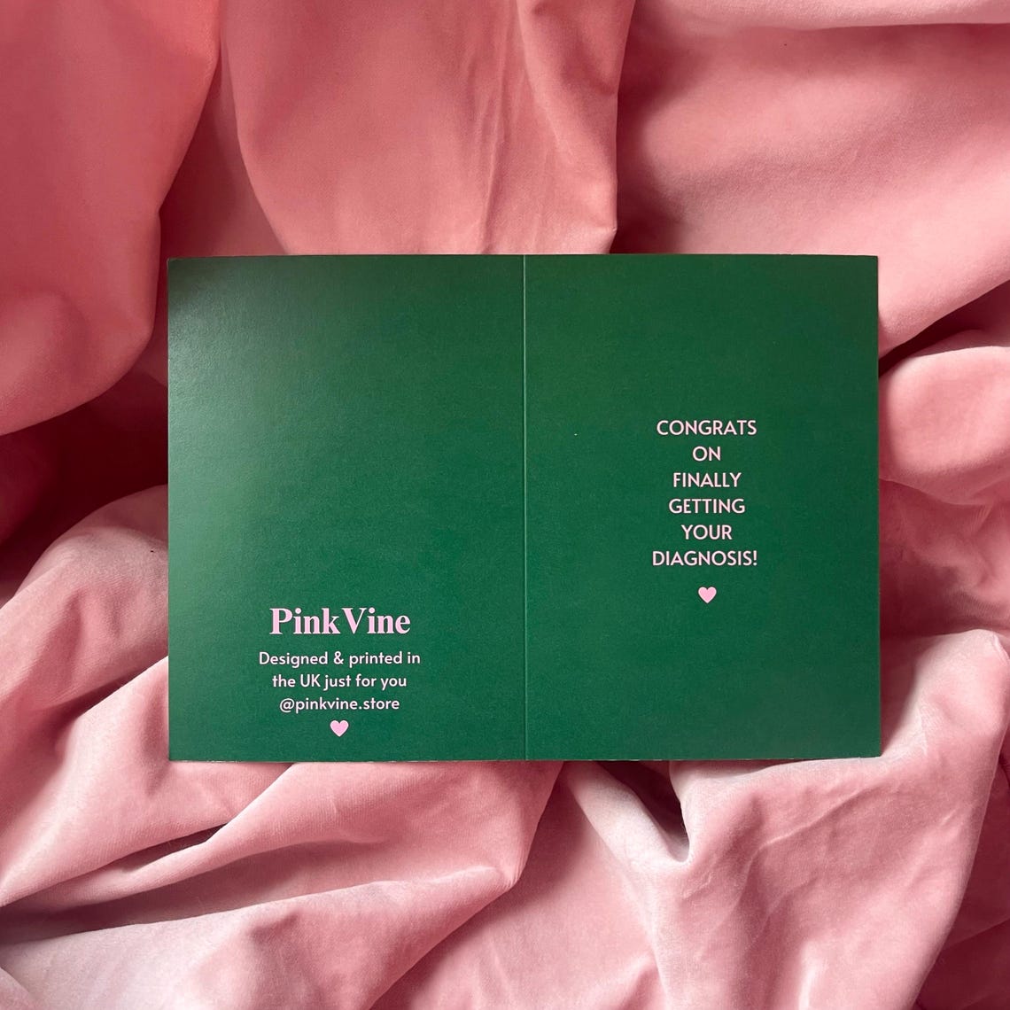 Diagnosis Card by PinkVine