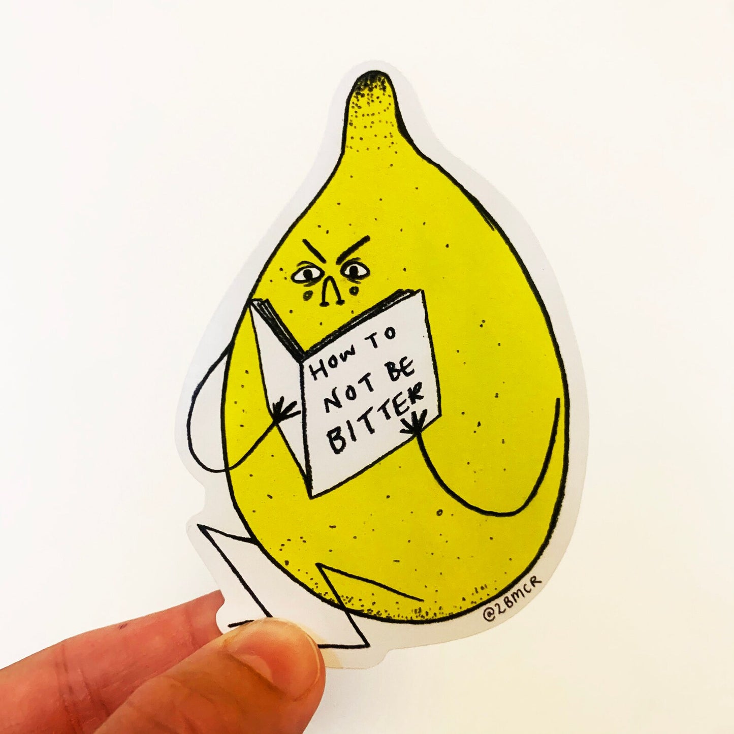 Bitter Lemon Vinyl Sticker by 2Bmcr