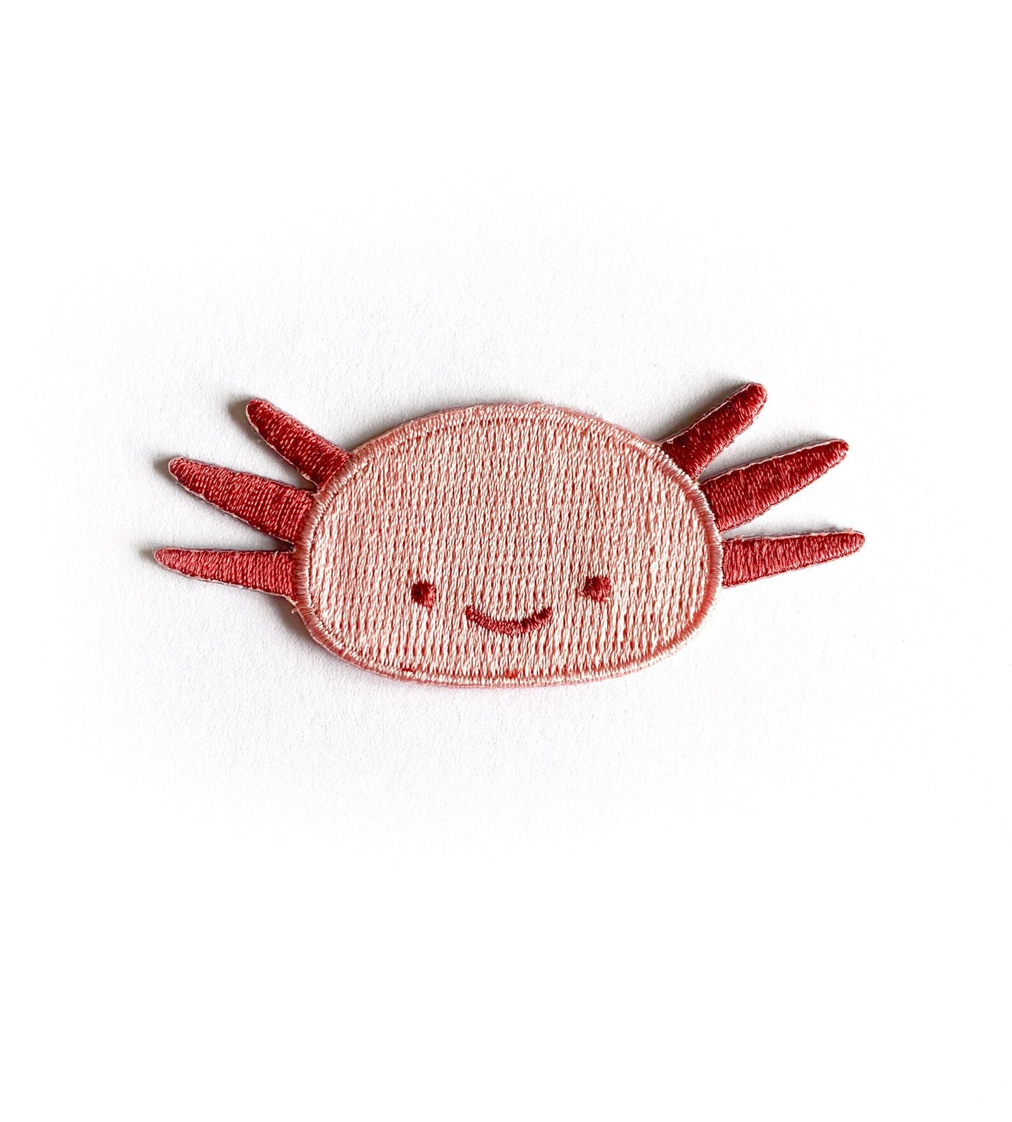 Axolotl Face Woven Patch by Tom Hardwick