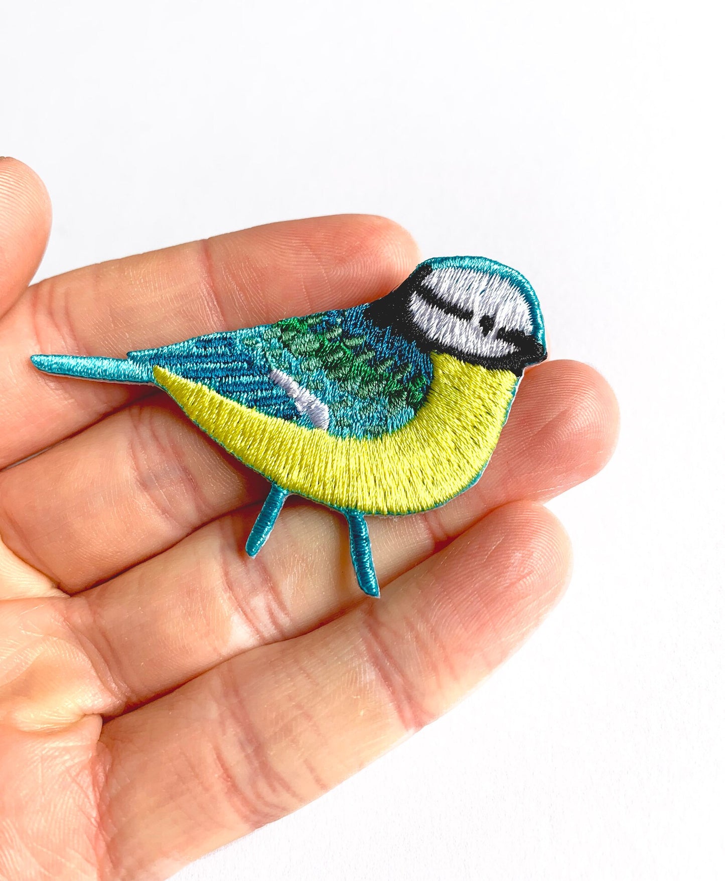 Blue Tit Woven Patch by Tom Hardwick