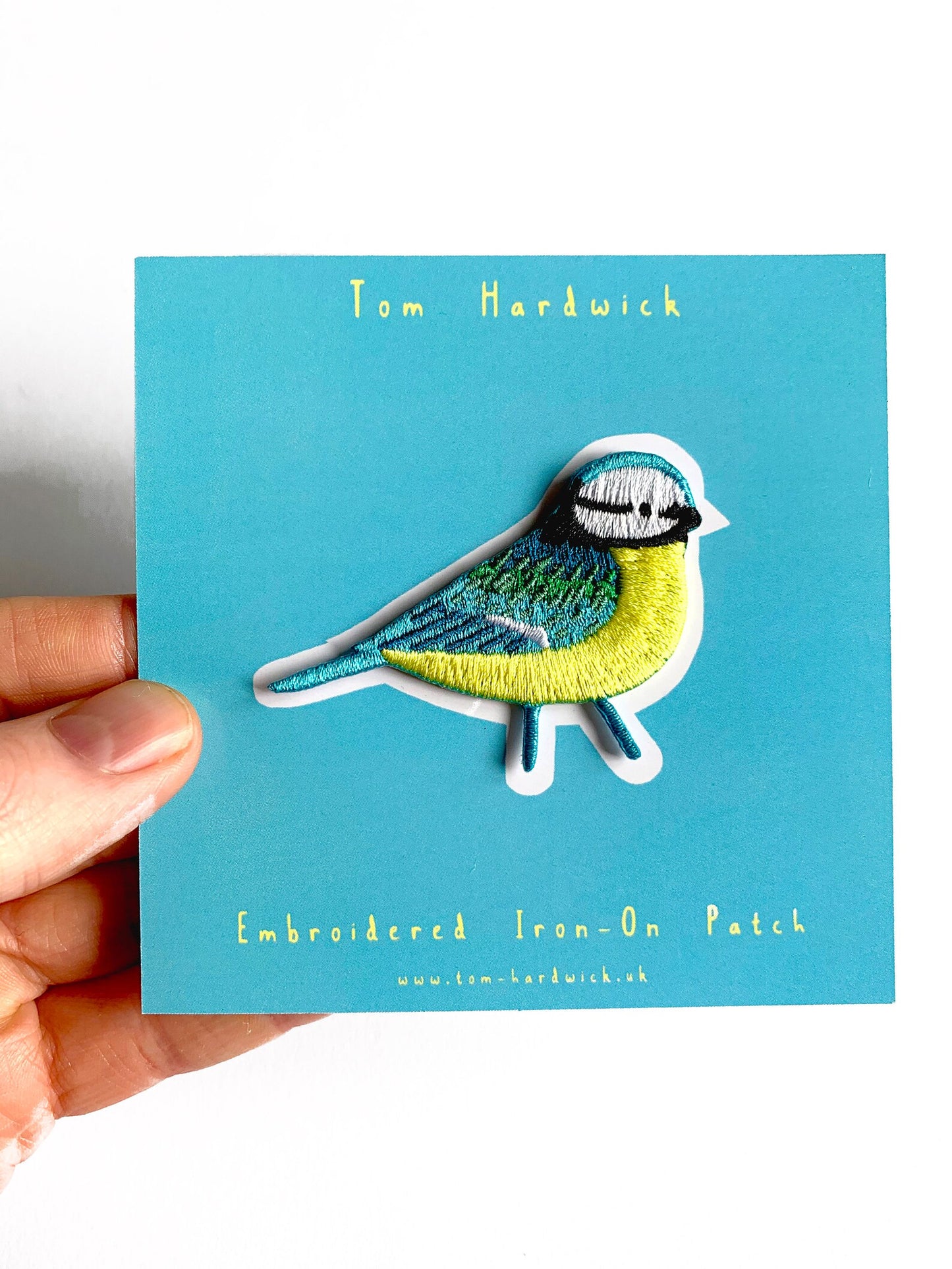 Blue Tit Woven Patch by Tom Hardwick