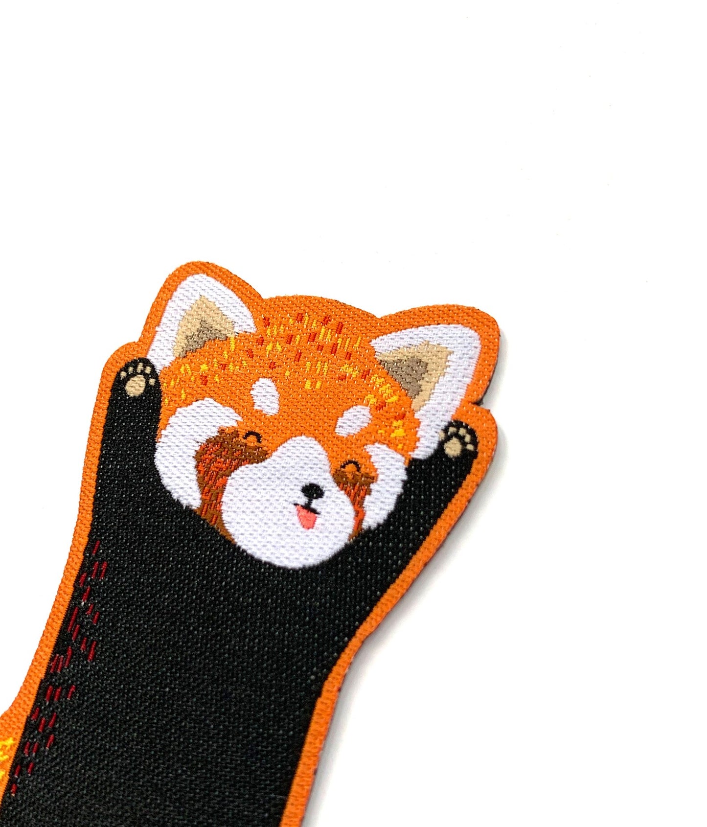 Fun Red Panda Woven Patch by Tom Hardwick