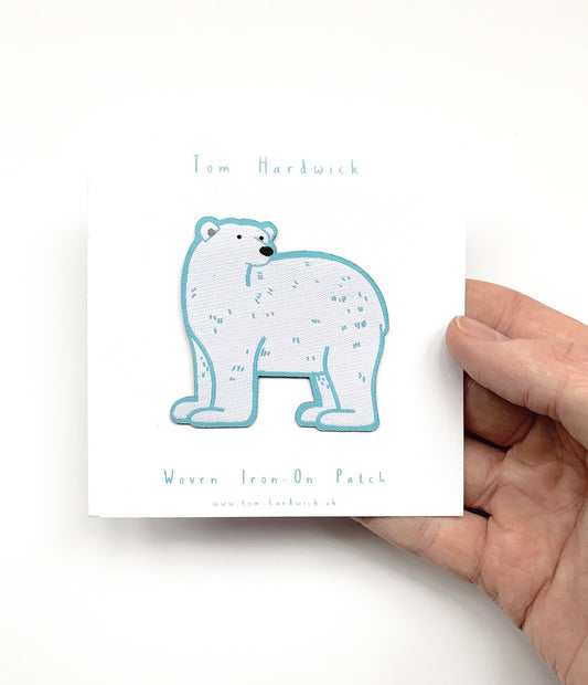 Polar Bear Woven Patch by Tom Hardwick