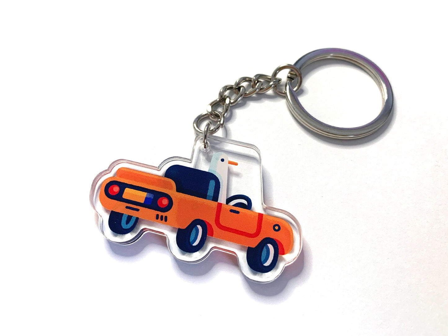 Seagull Cabriolet Keyring by Gilleard