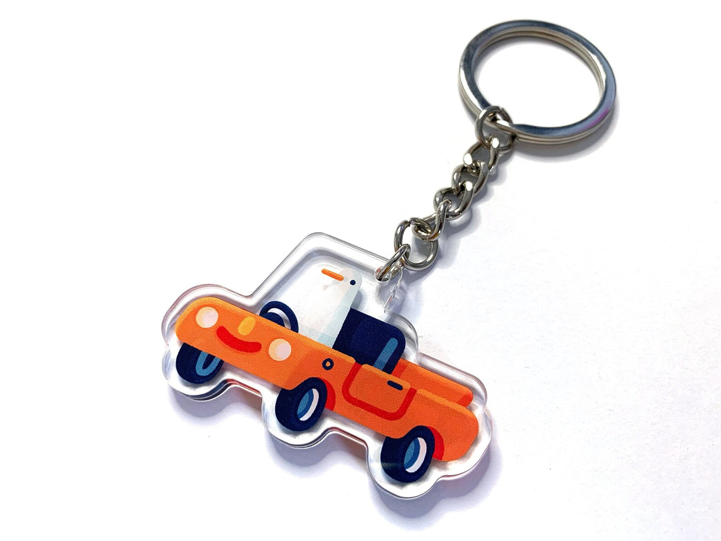 Seagull Cabriolet Keyring by Gilleard