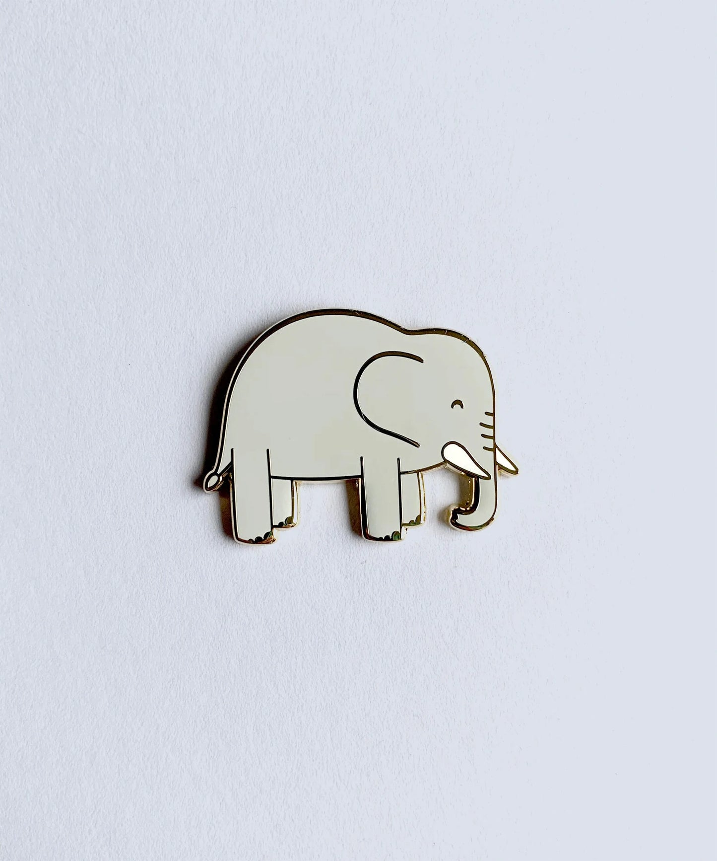 Elephant Enamel Pin by Tom Hardwick