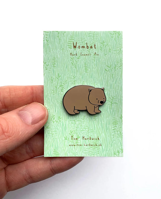 Wombat Enamel Pin by Tom Hardwick