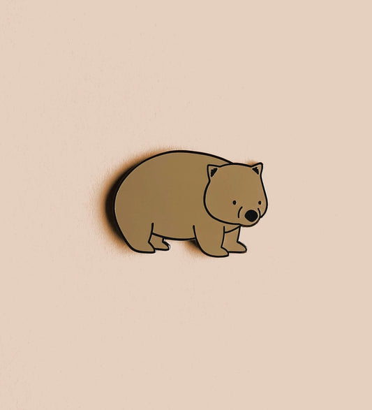 Wombat Enamel Pin by Tom Hardwick