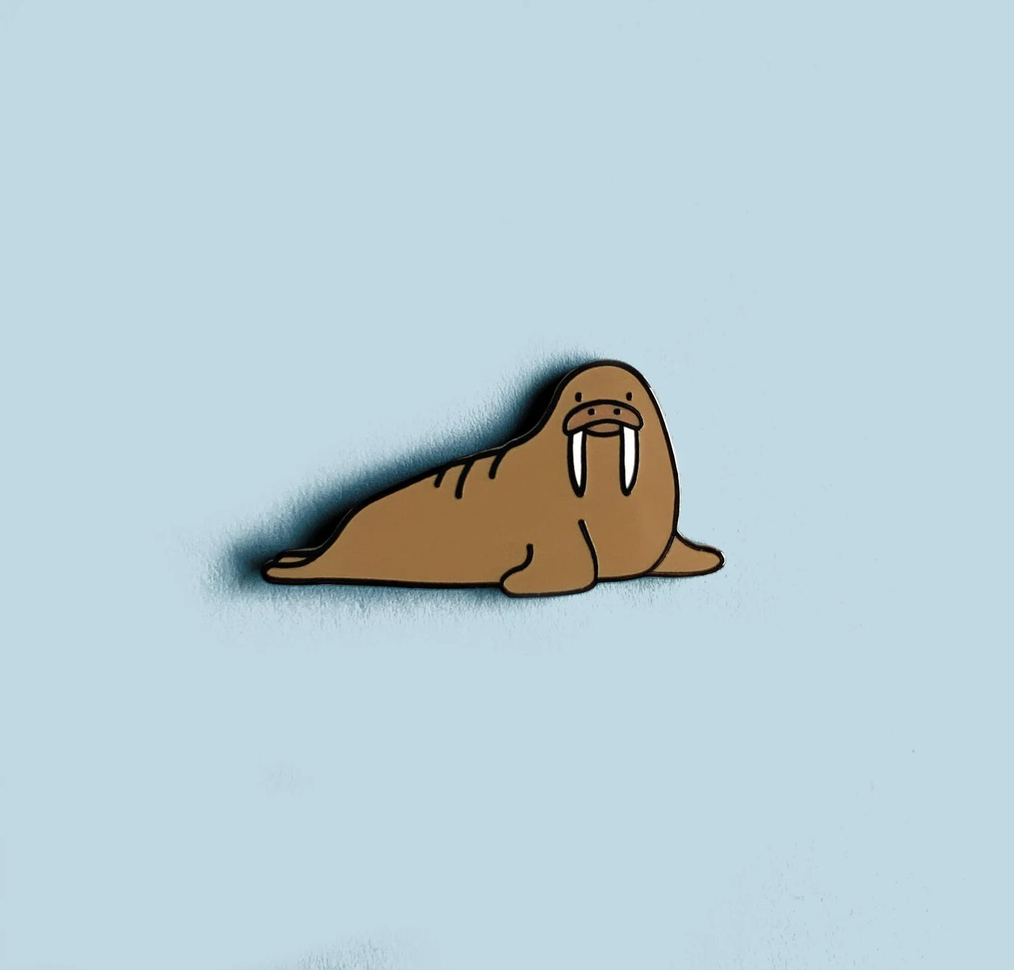 Walrus Enamel Pin by Tom Hardwick