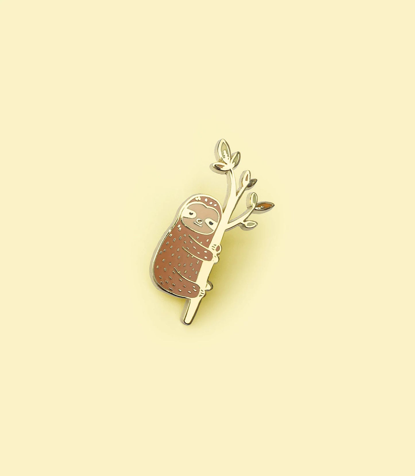 Sloth Enamel Pin by Tom Hardwick