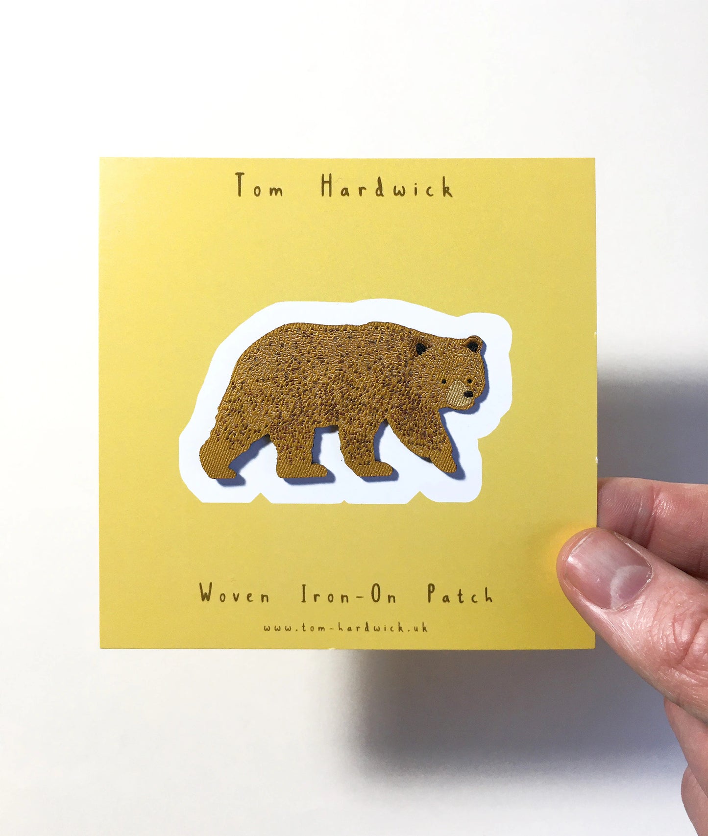 Bear Woven Patch by Tom Hardwick