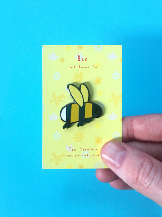 Bee Enamel Pin by Tom Hardwick