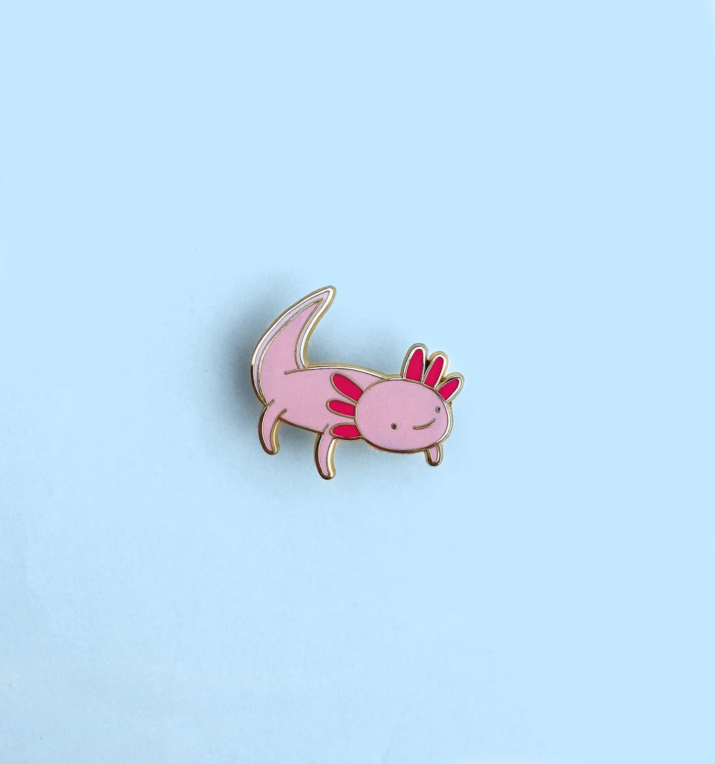 Axolotl Enamel Pin by Tom Hardwick