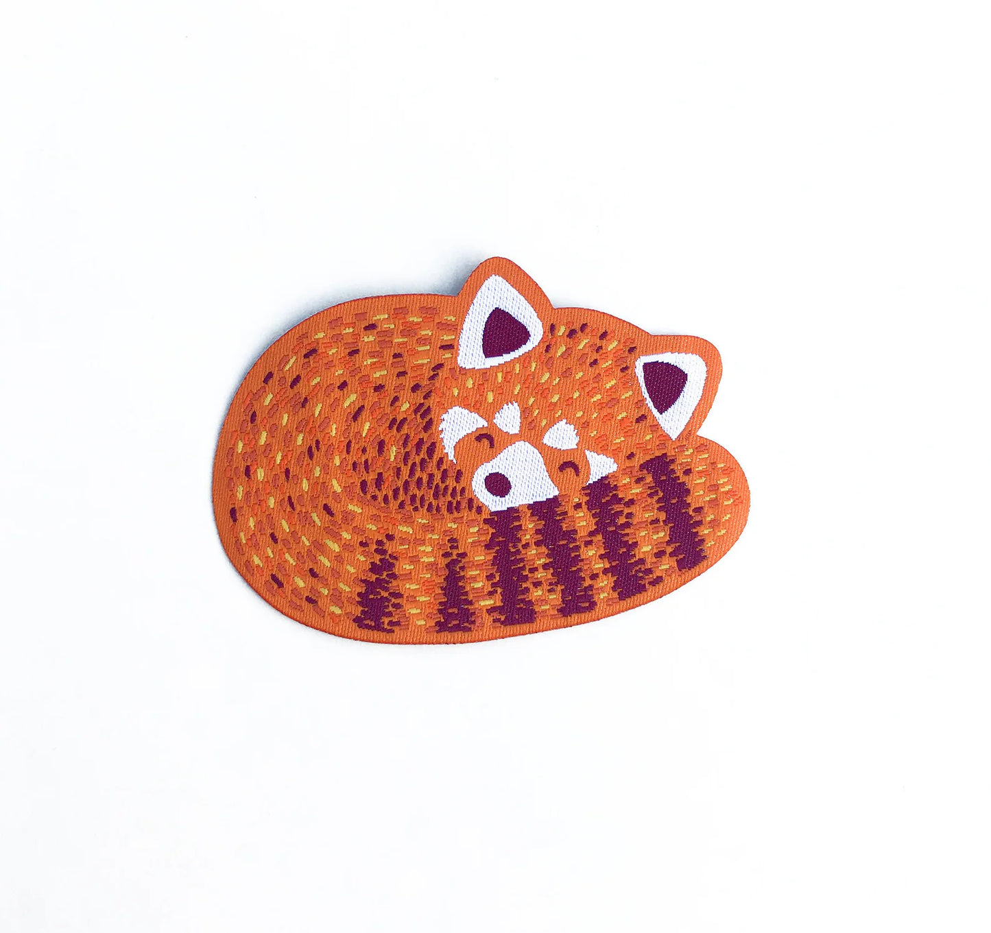 Sleeping Red Panda Woven Patch by Tom Hardwick