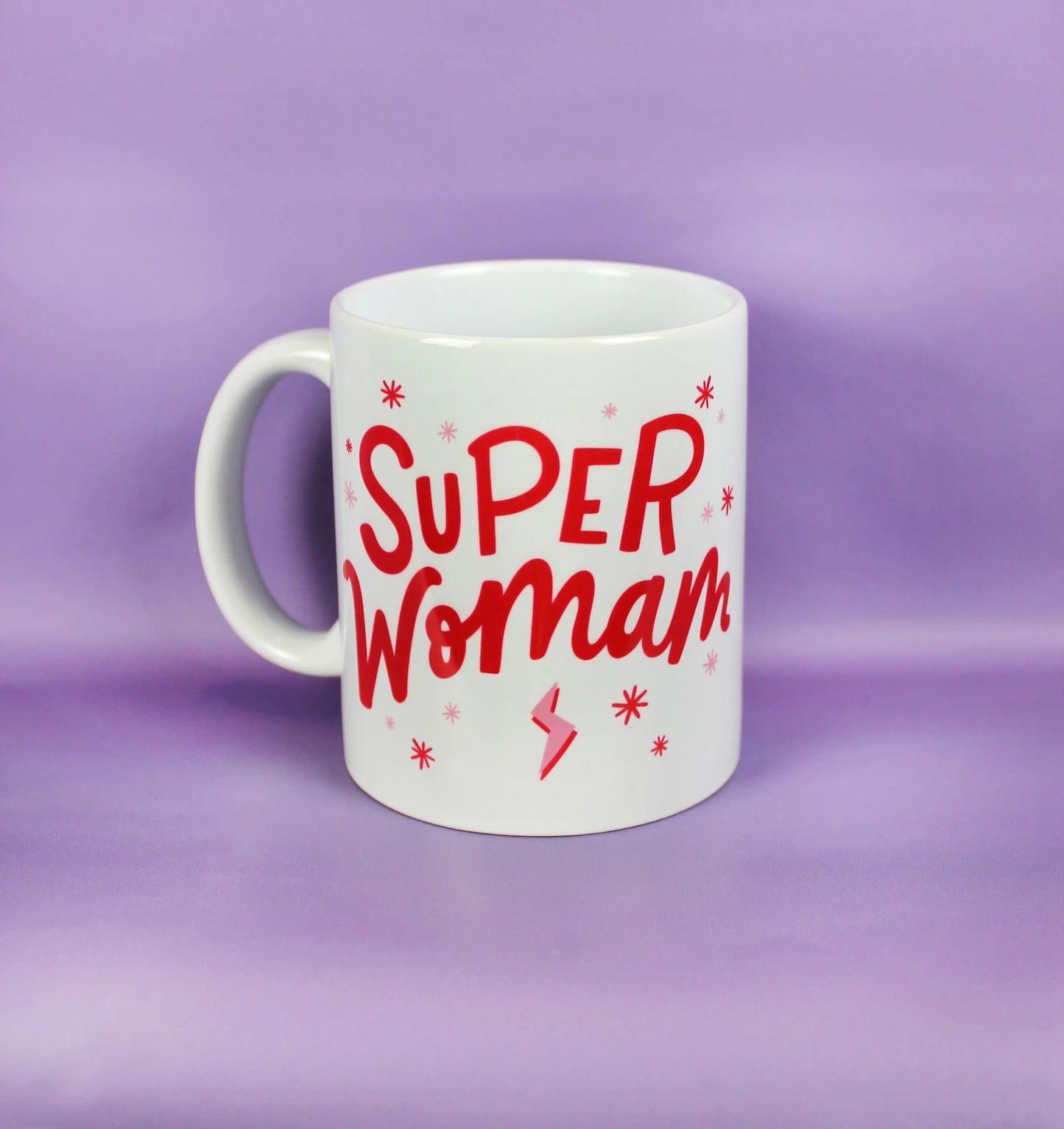 Super Womam Mug by Dotty Black